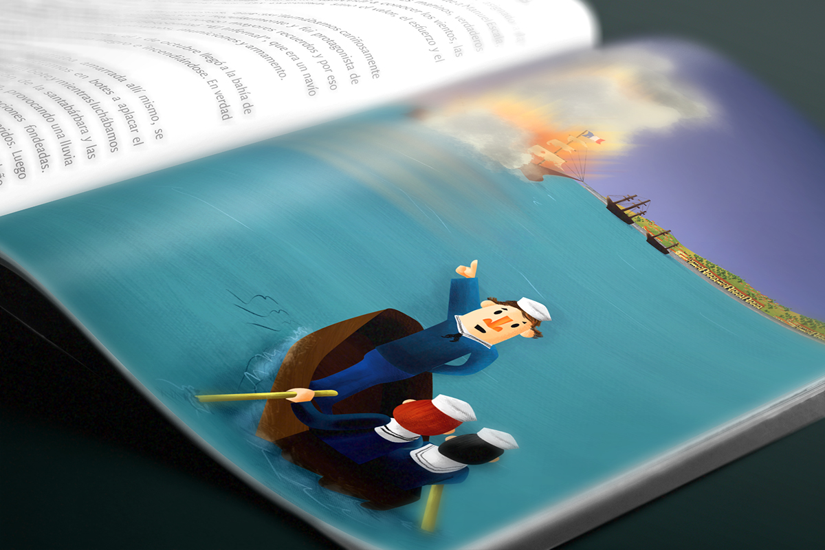 chile mar Arturo prat libro book marine marino sea