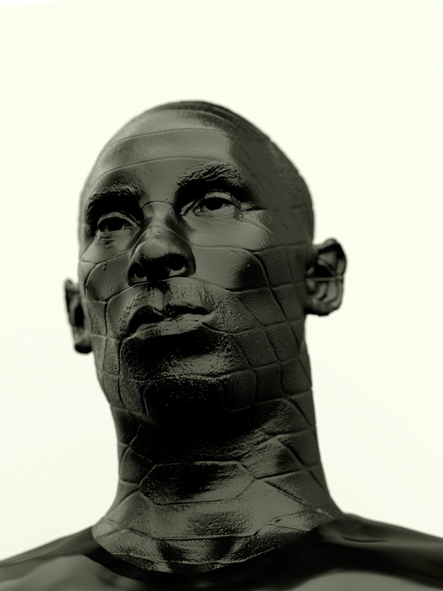 3D CGI 3Dillustration cinema4d Zbrush octanerender   KobeBryant blackmamba NBA digitalart 3dart basketball