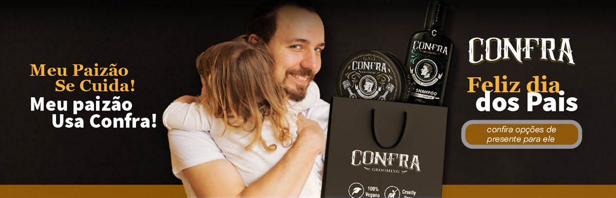 banner campanha CONFRA dia dos pais Presentes promo site