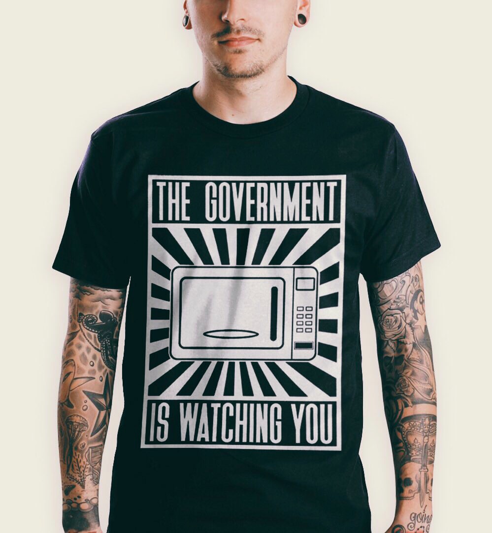 political Propaganda microwave shirt design Fashion 