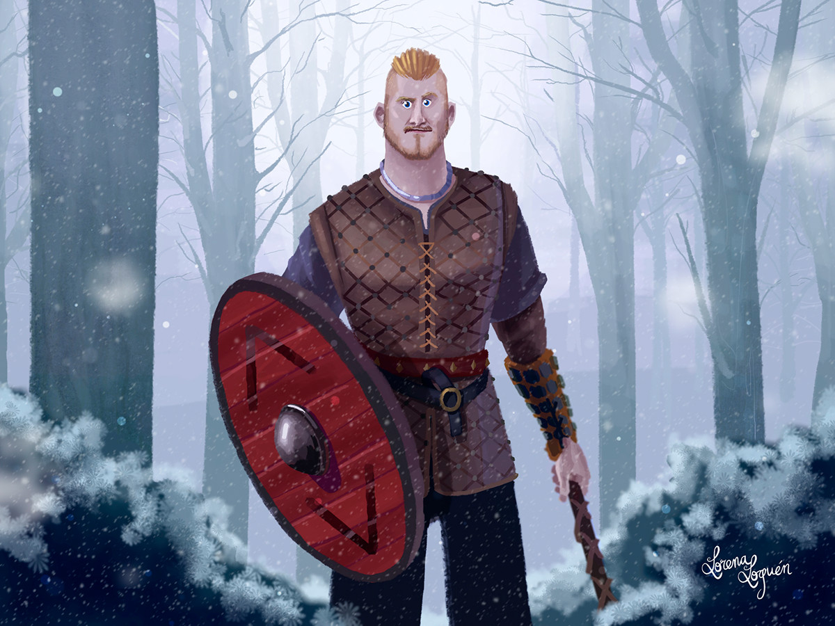 cartoon Character design  Character man viking tv series animation  Fan Art warrior environment