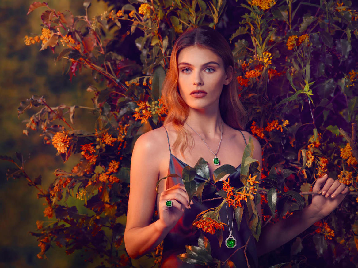 enzo colours rainbow collection woman Jewellery jewel Nick Nedeljkovichas retouch forest surreal art Flowers fantasy