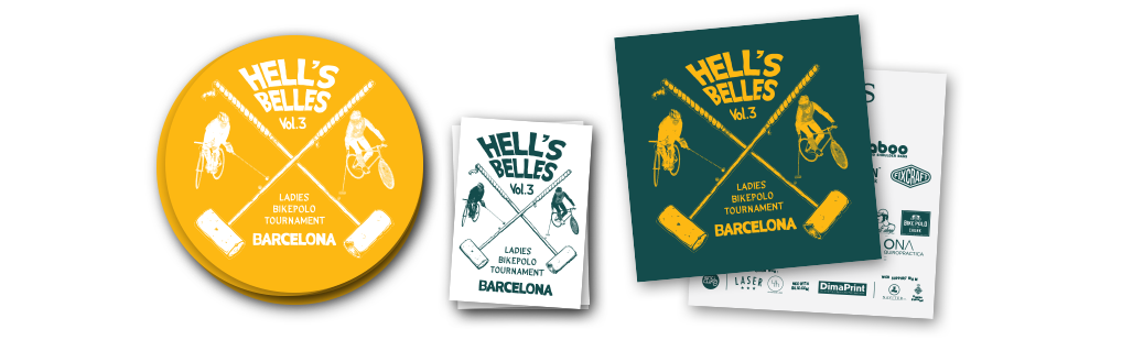 Event bikepolo bike polo poster apparel stationary