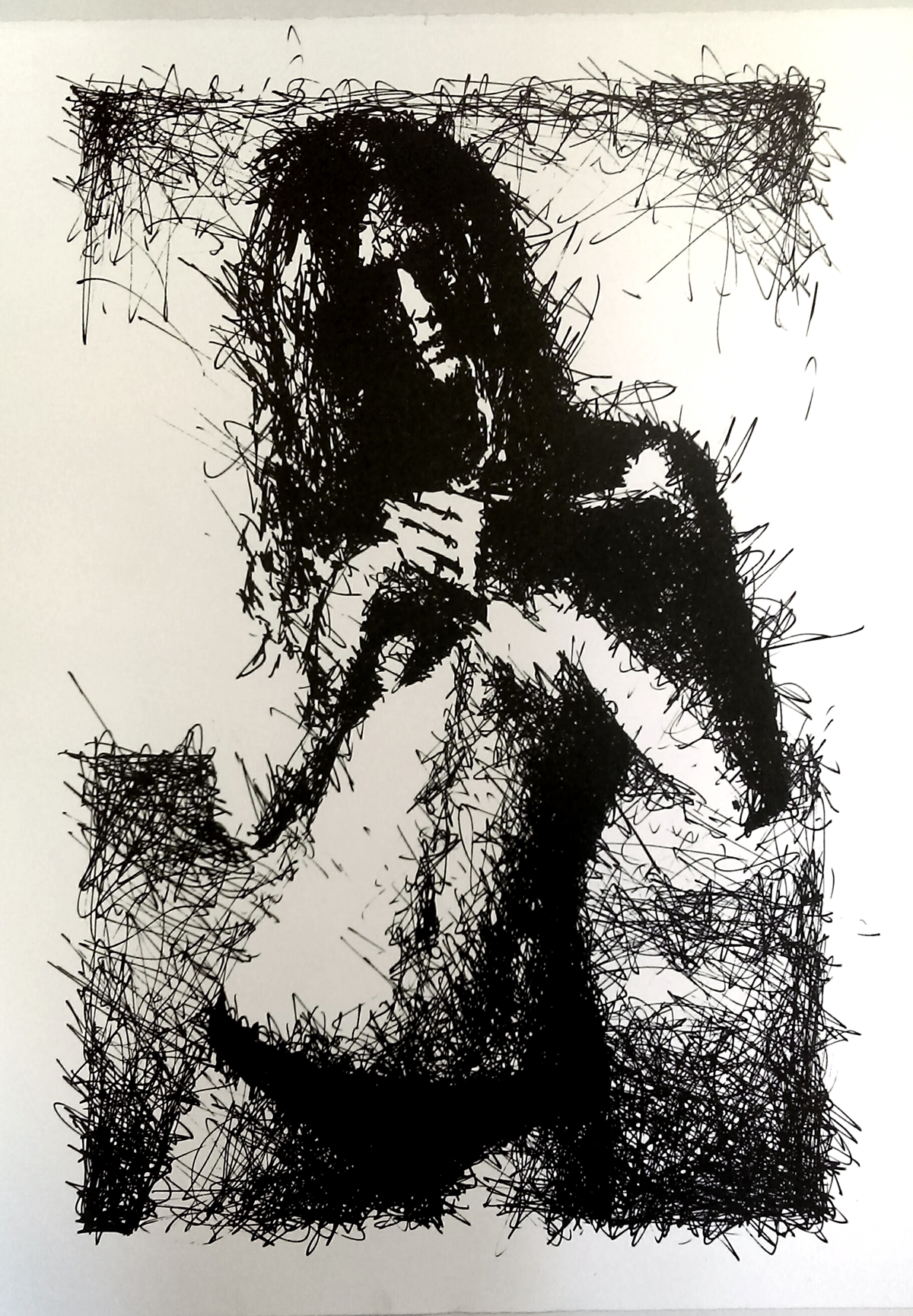 pen expressive Expressionism emotion figure Drawing  body nude lines ink
