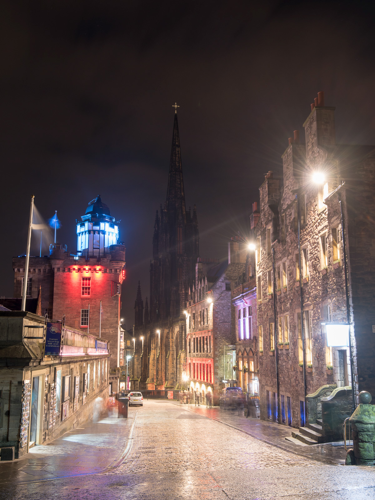scotland edinburgh glasgow architecture night lights Citiy