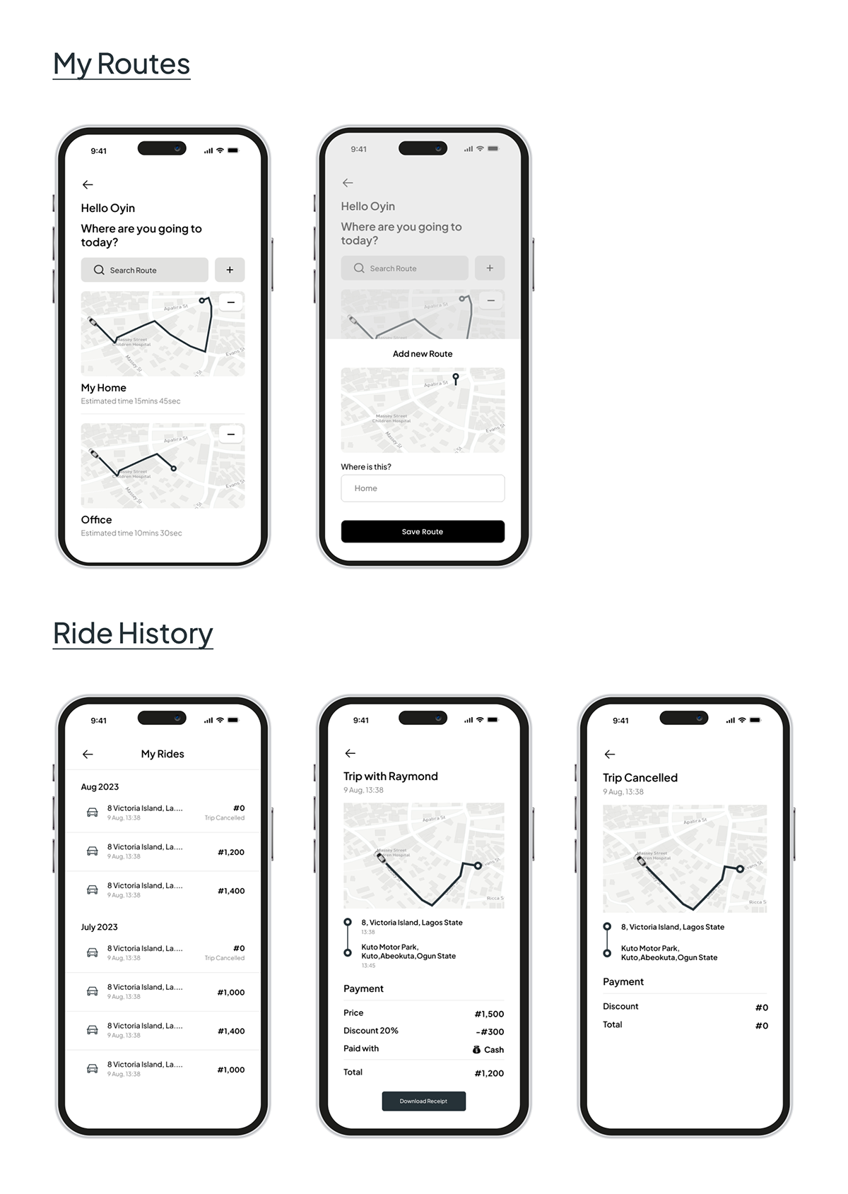 Mobile app Case Study transportation driver mobility Figma adobe latest design taxi ride-hailing