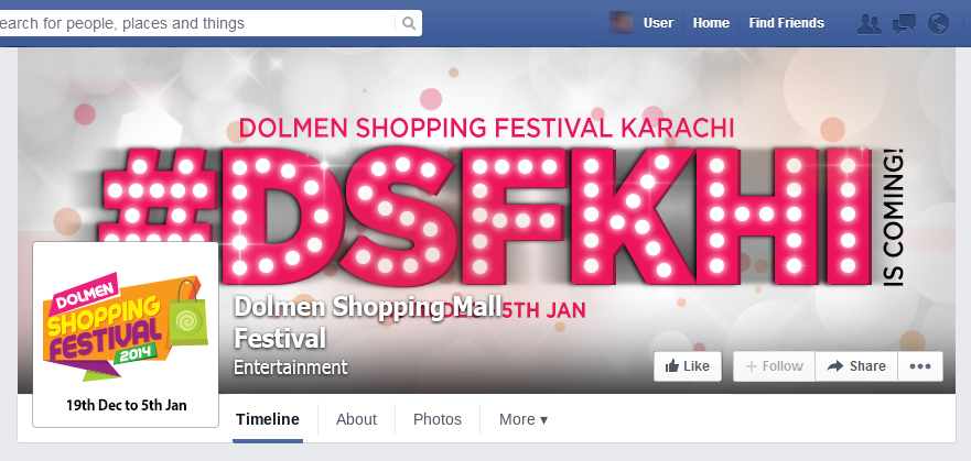 dolmen Shopping festival facebook covers digital