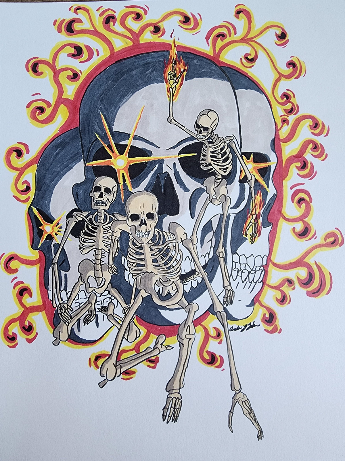 markers skeletons