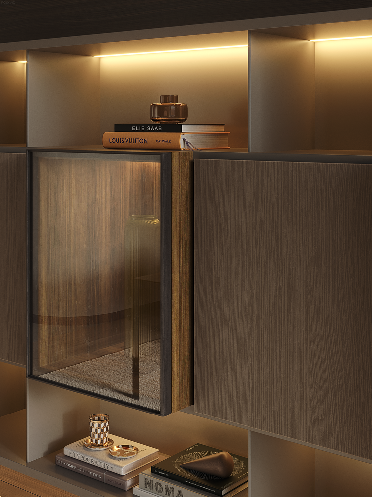 3d max architecture corona render  dining furniture interior design  molteni Molteni&C polyviz product design 