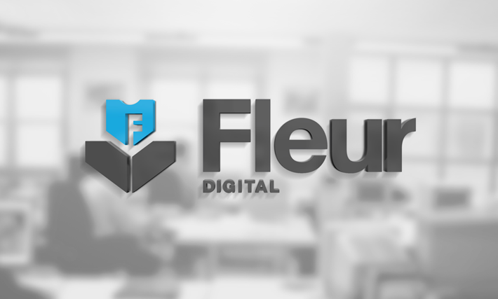 logo design fleur flower brand passbook