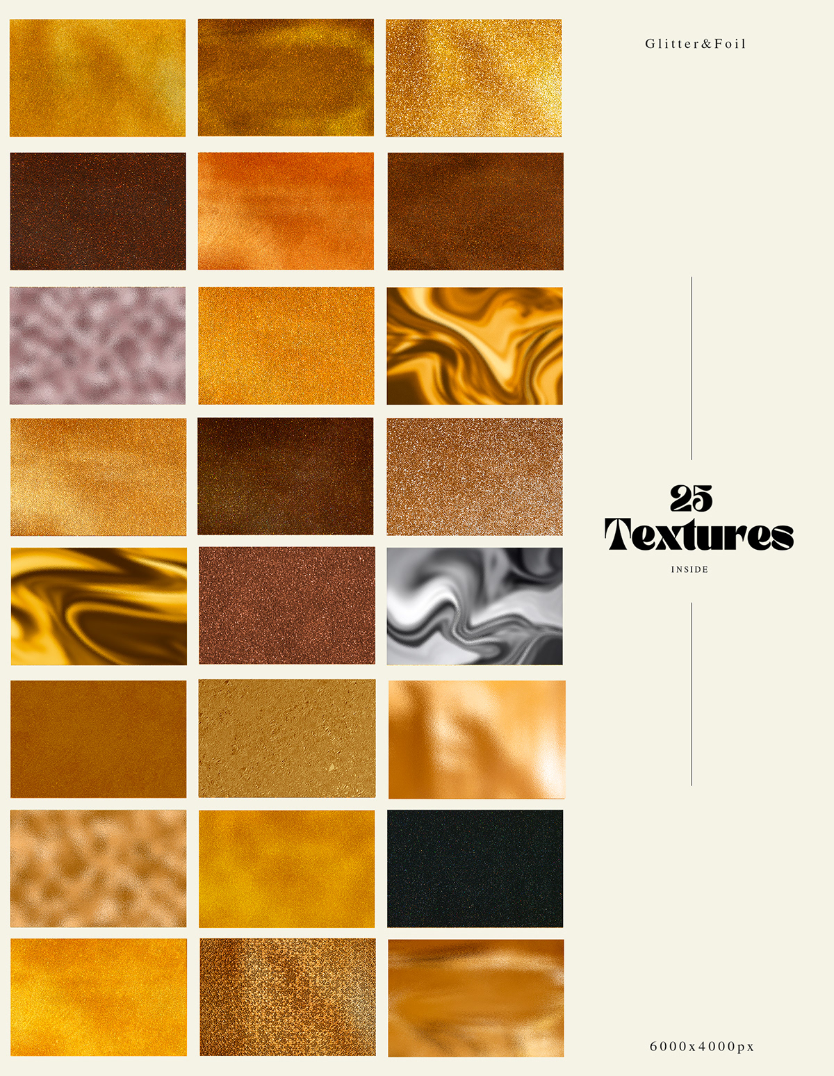 Gold Foil Glitter Paper Vol.2 :: Behance