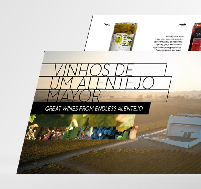 Olive Oil wine alentejo Adega Mayor institucional brochure