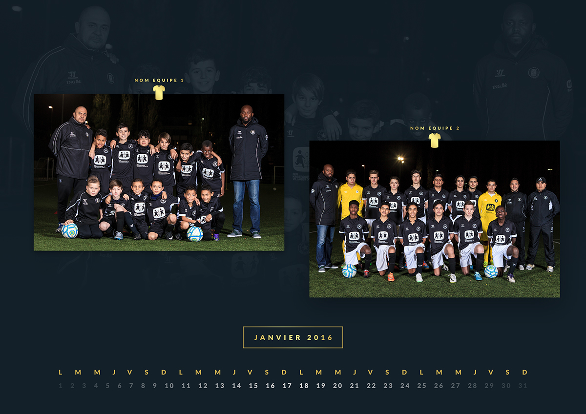 calendar football sport print