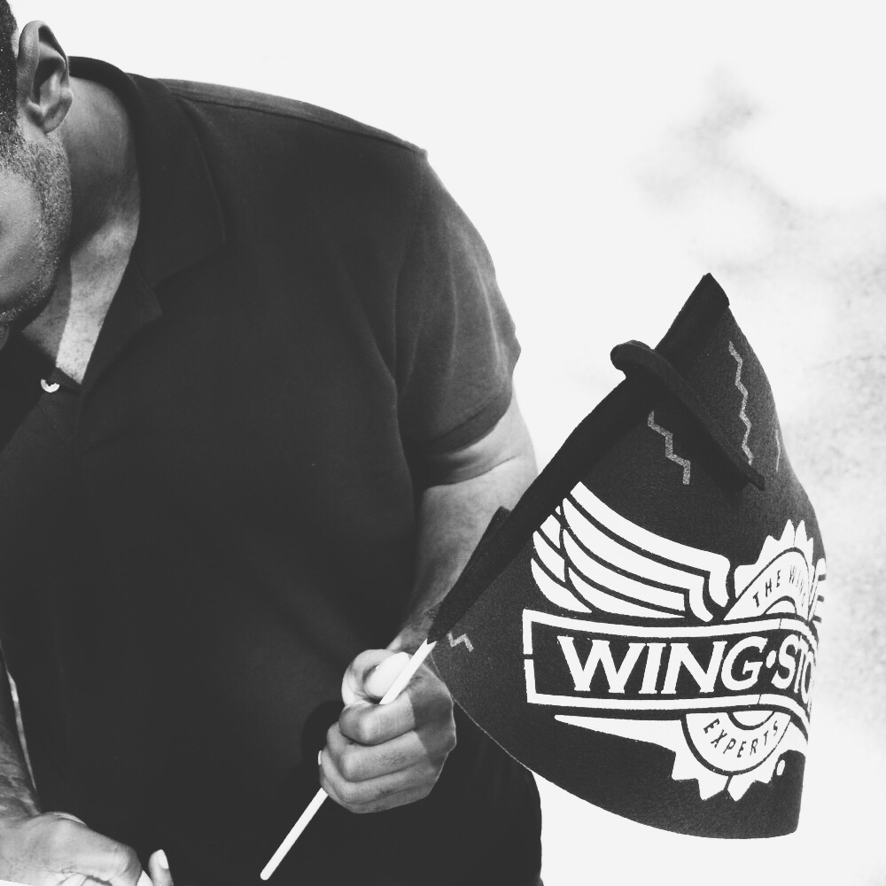 social media instagram design pennant Urban wingstop wings