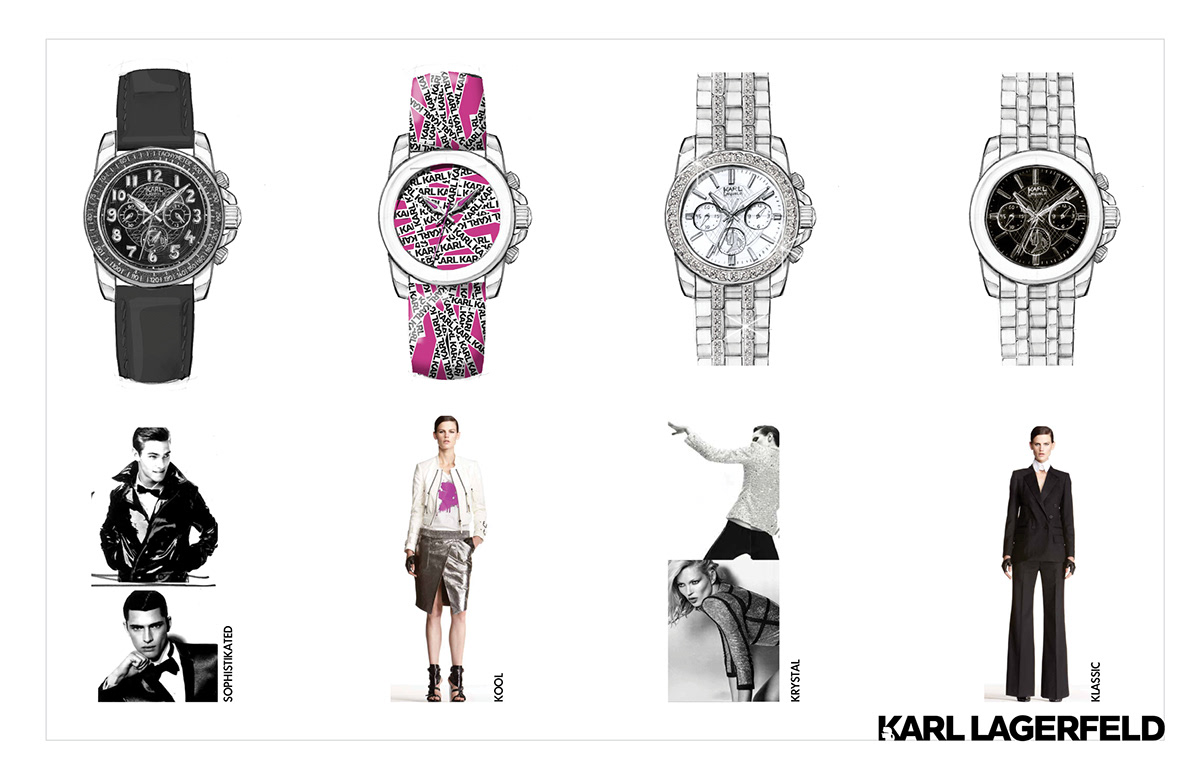 jewelry  watches  lagerfeld  fashion color materials