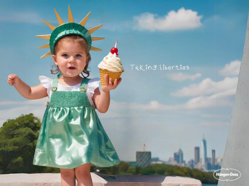 ice cream Ice Cream ad Advertising  photoshop AprilyErnes ArtDirection Print Add