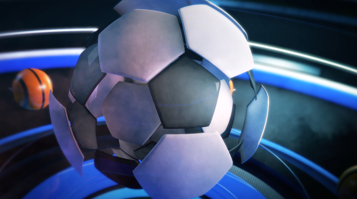 motion graphics  score futbo Deportes balon animacion