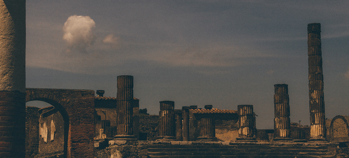 Adobe Portfolio Rome Italy Pompeii city ruins roman colosseum Landscape Naples