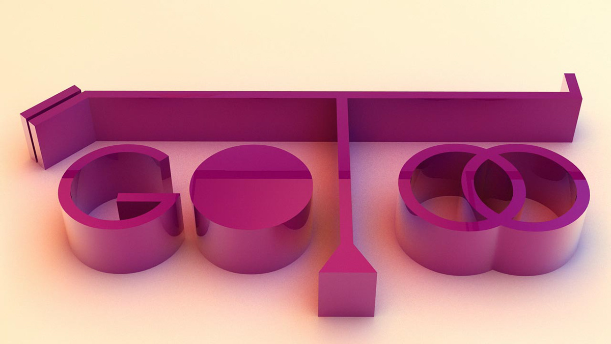gorka gotoo logo motion c4d 3D Font lettering gorka gh logo 3d
