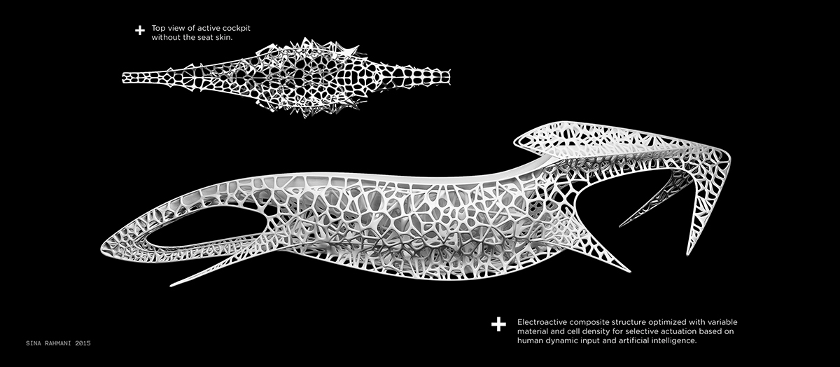 car design Nature design parametric biology organic Grasshopper Rhino Alias photoshop 3d printing artificial intelligence sketch Render vray
