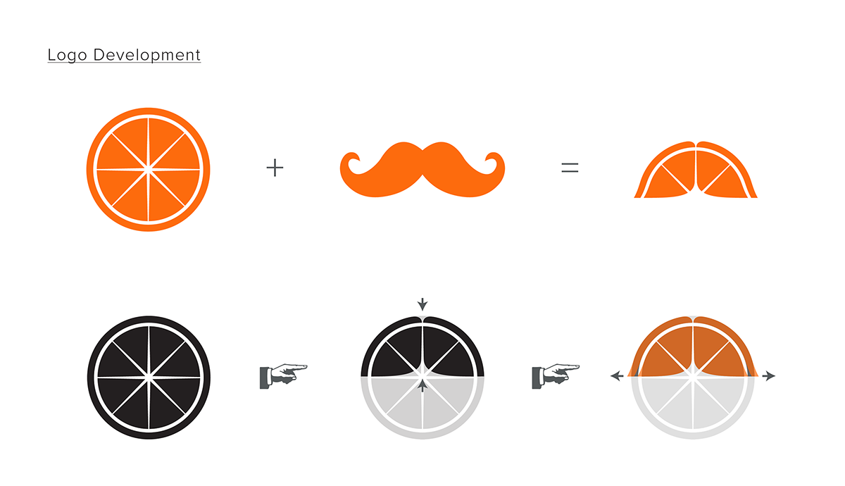 orange county beard moustache club T-Shirt Design Movember pins cuff links lifestyle socks Logo Design package design  buttons