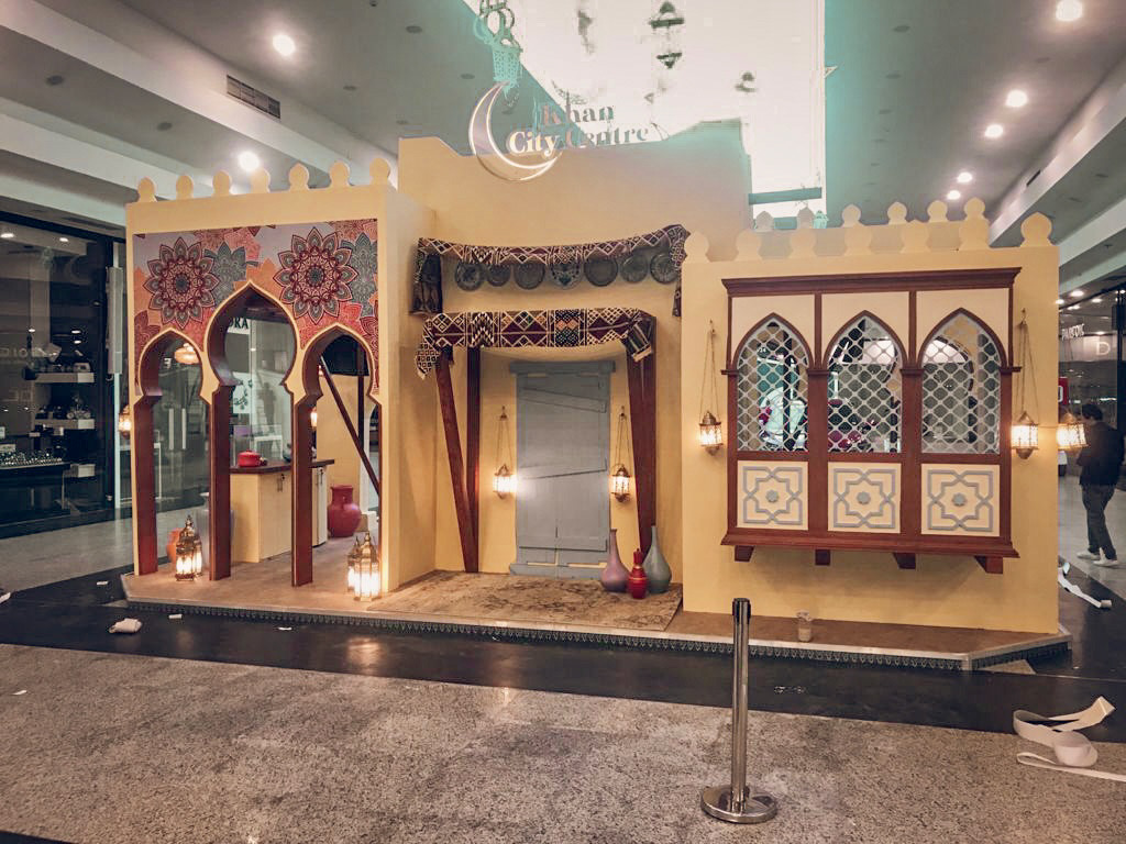 3D booth branding  design Exhibition  identity installation logo marketing   ramadan