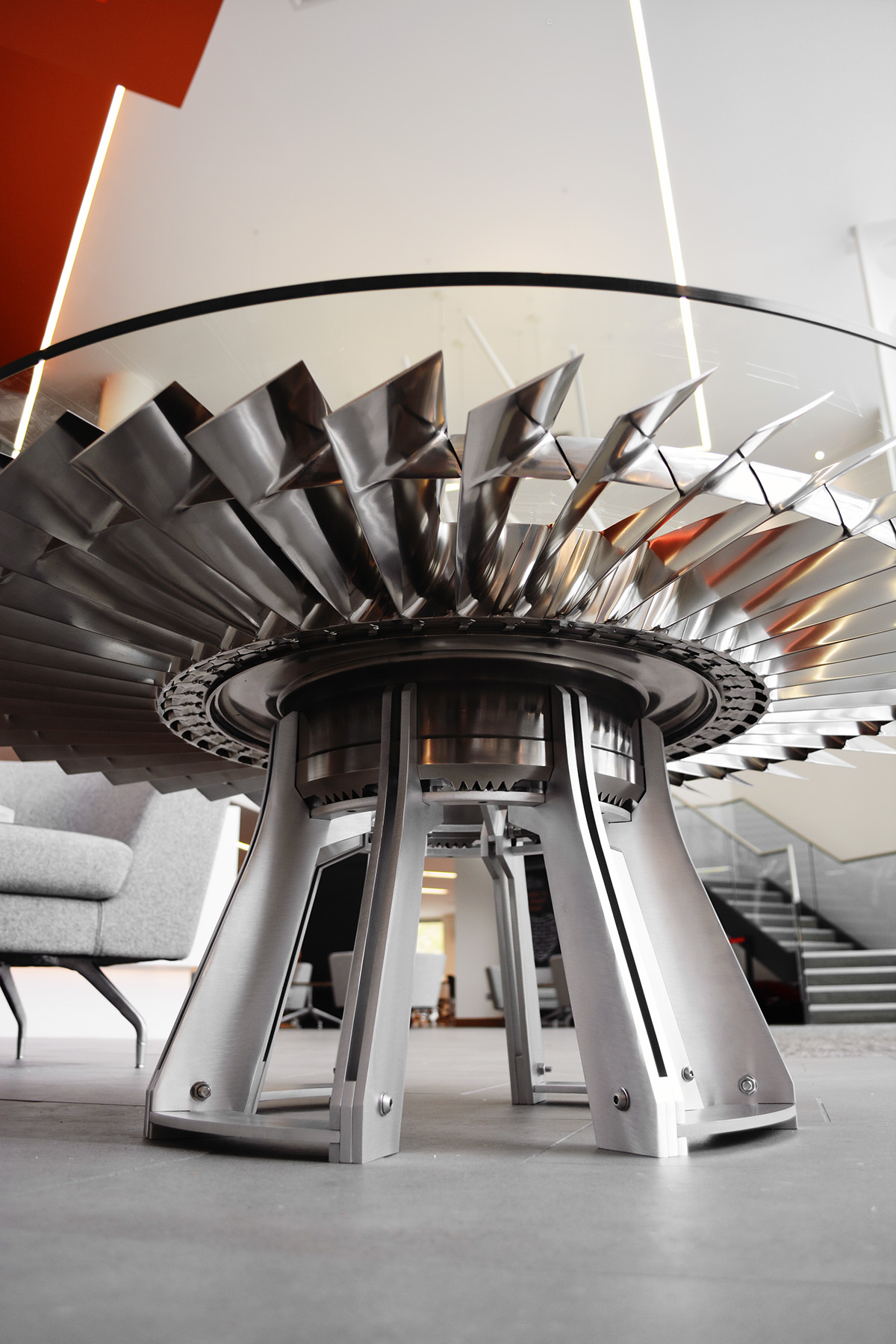 Rolls-Royce pegasus jet engine Coffee table harrier sea harrier FA2 industrial Aircraft