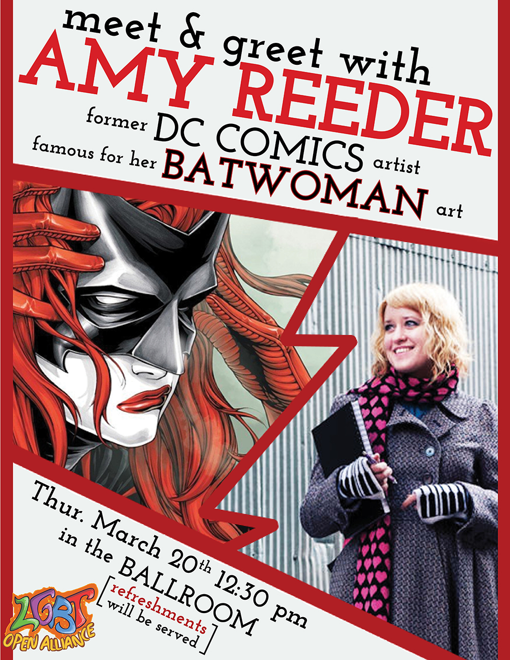 poster amy reeder batwoman dc comics Event Promotion
