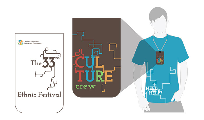 ethnic enrichment festival  festival Logo Design Poster Design T Shirt banner