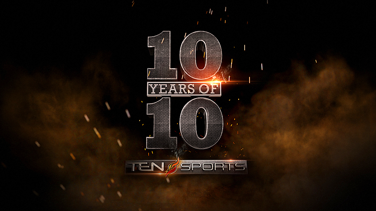 Ten Sports  Cricket  sports  fire  3d  Visual Effects  flame  light streaks