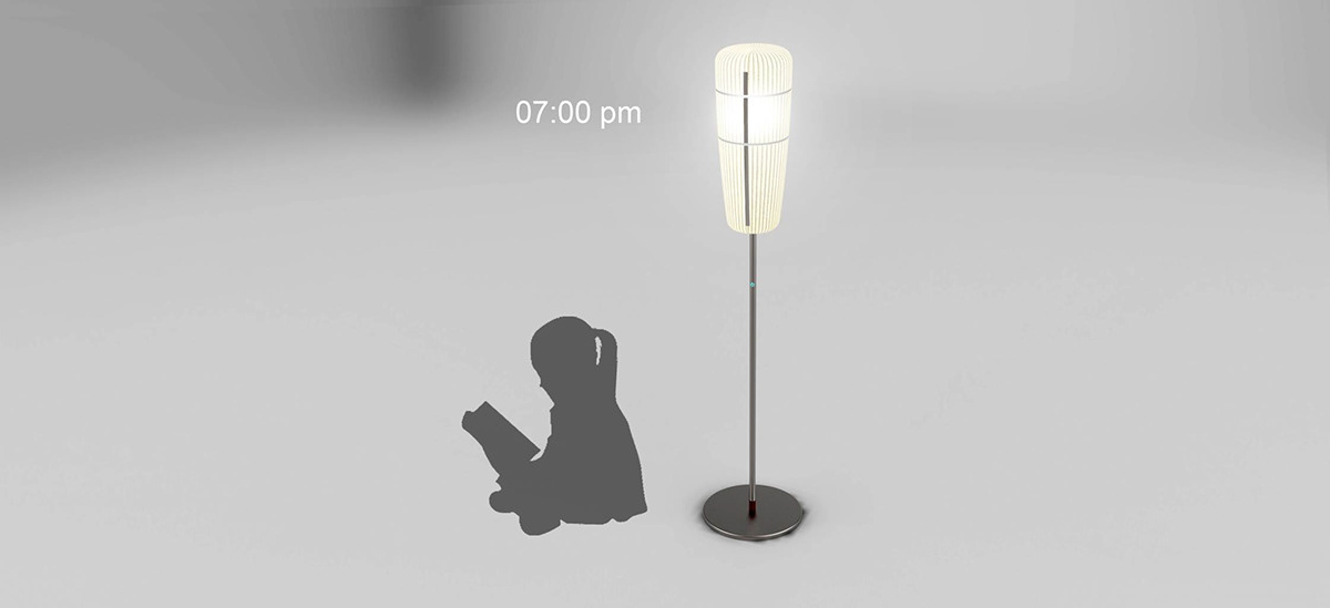 light  lamp Experiential design