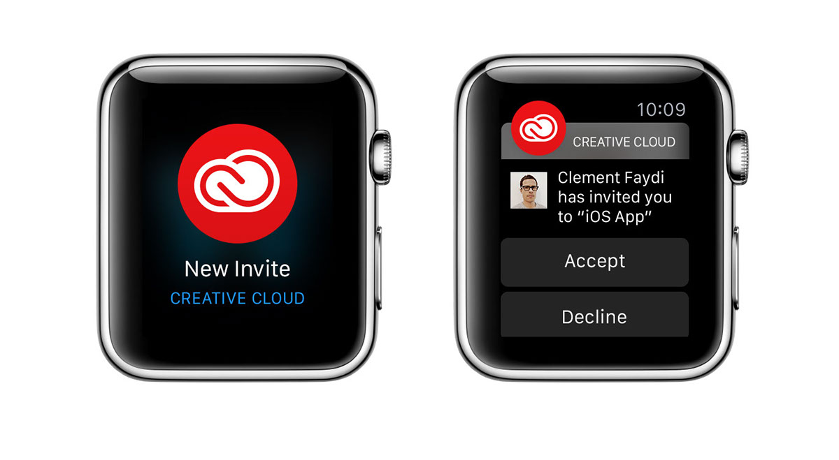 Adobe Portfolio ios ux UI watch apple watch apple app adobe