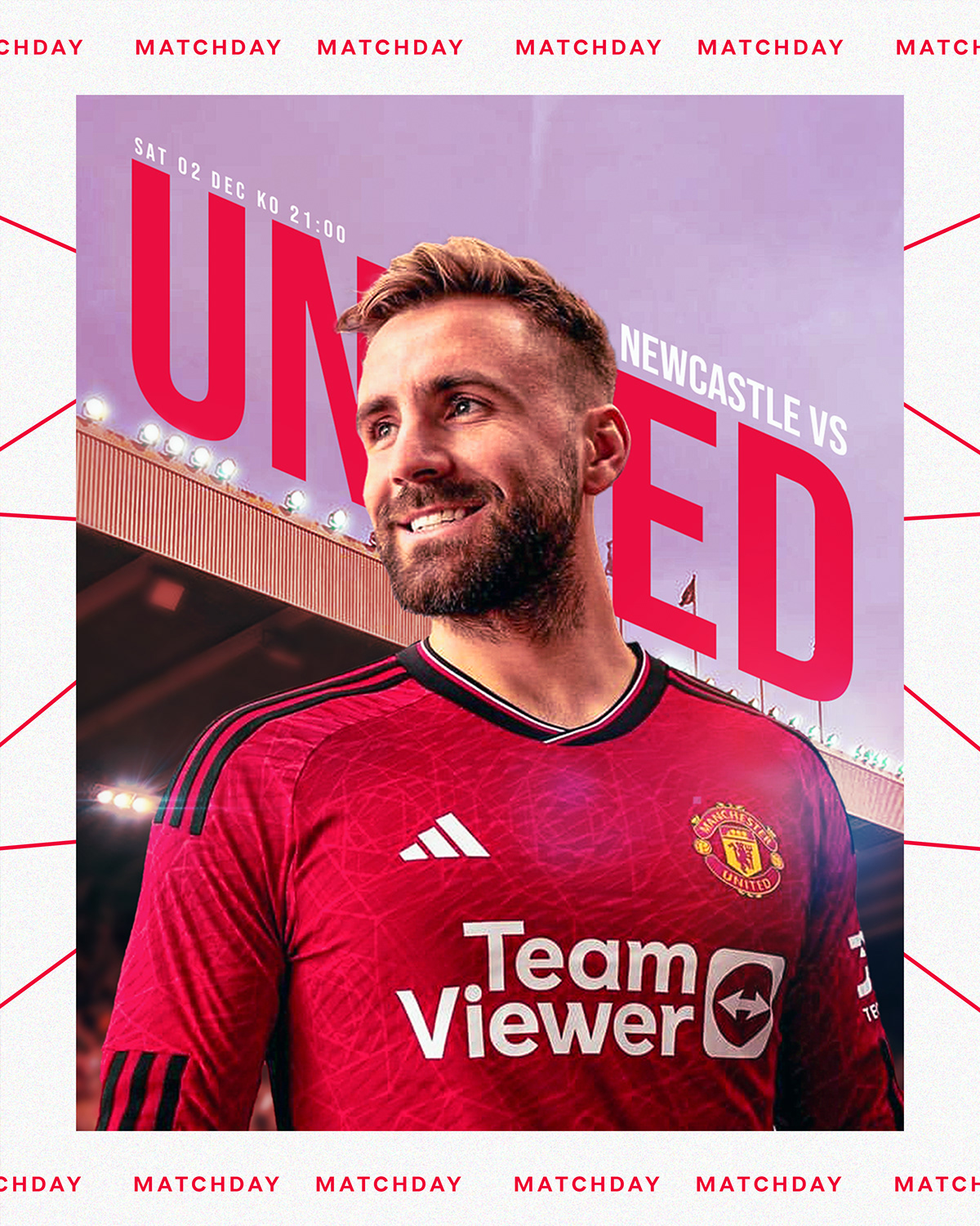 Poster Design Football poster Manchester United liverpool FC Advertising  Layout football typography   Premier League Sports Design