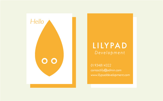 lily Lilypad web-design Web Brand orange