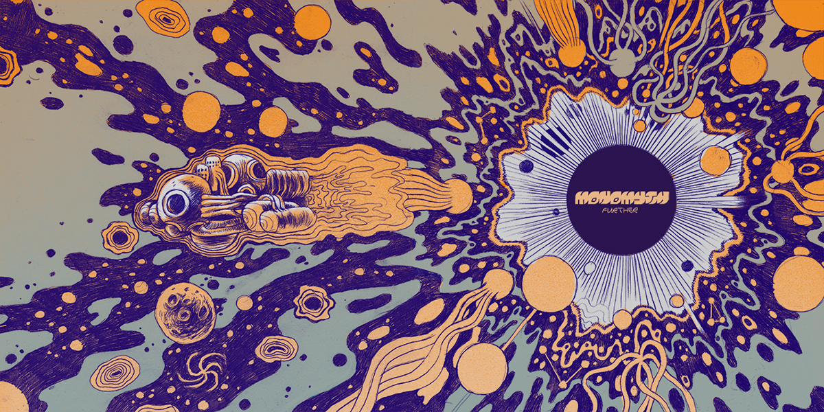 psychedelic acid Space  spacerock Album cover Retro weird pencil vortex Travel