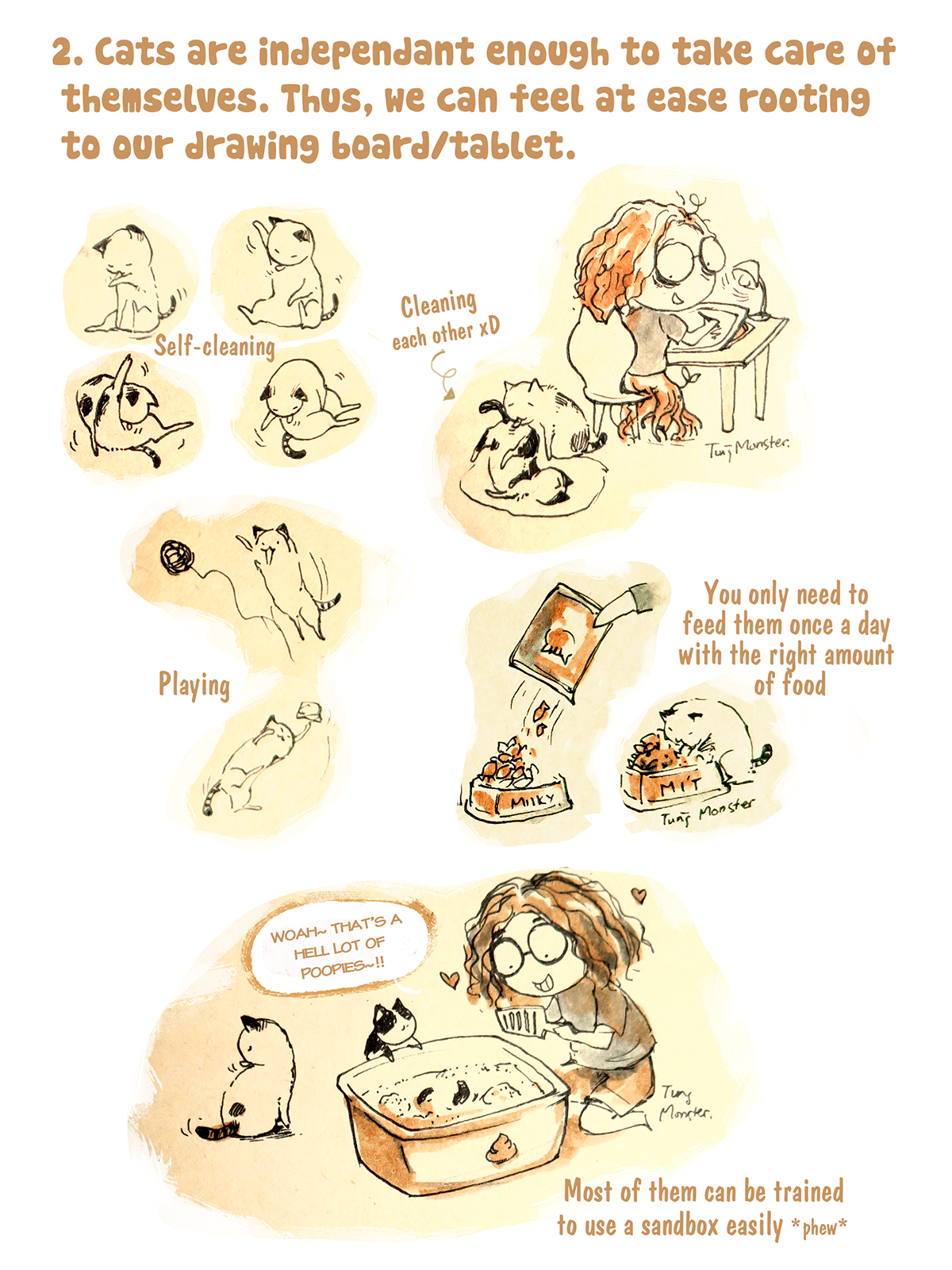 comics trip comics Illustrator artist cats fun story
