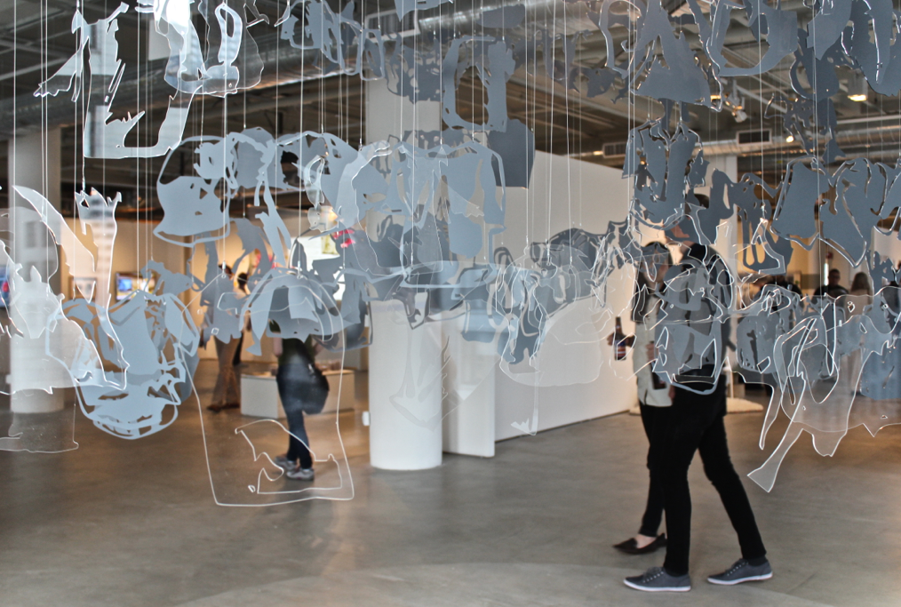 installation acrylic BFA exhibition piece conceptual design modern art Abstract Art