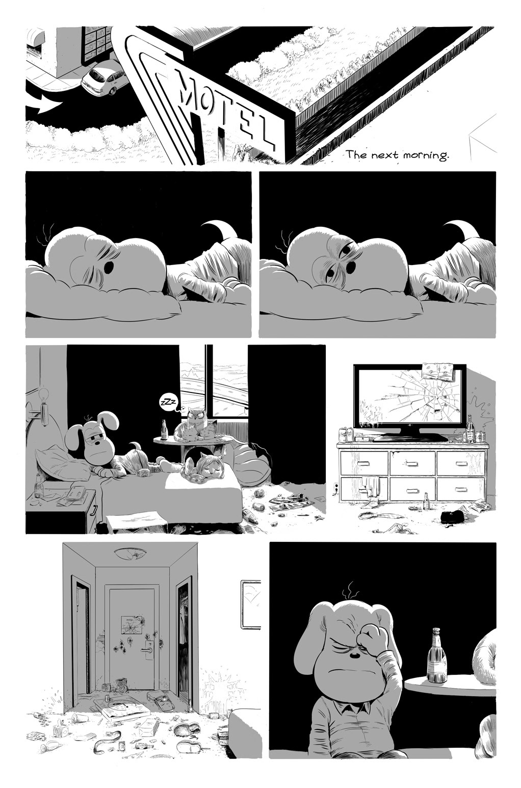 comics doggy jones characters animals funny Cat house