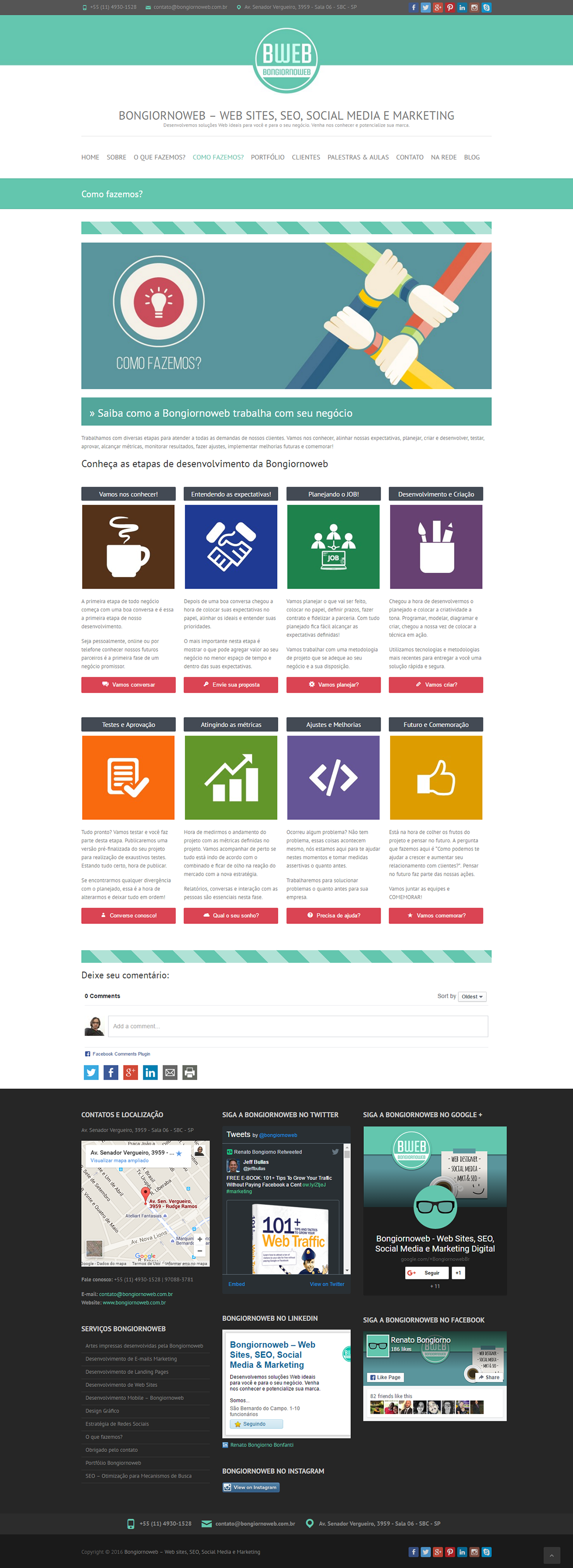 Desenvolvimento do Site - Bongiornoweb