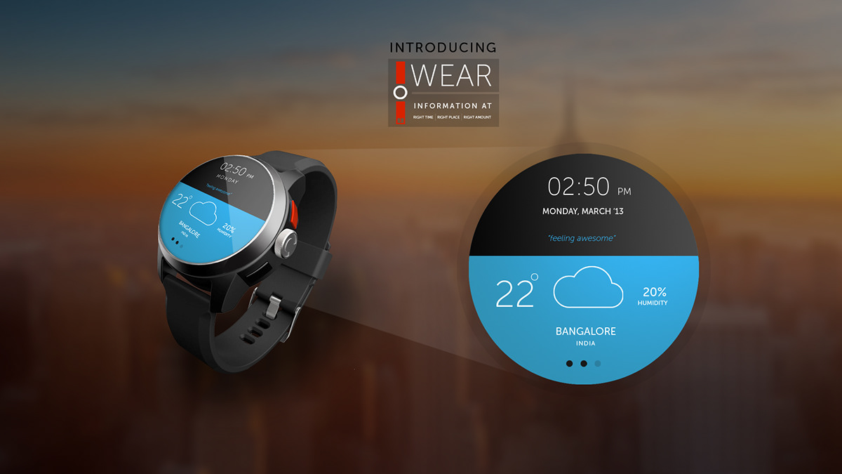 wearable tech interaction design system design smart watch