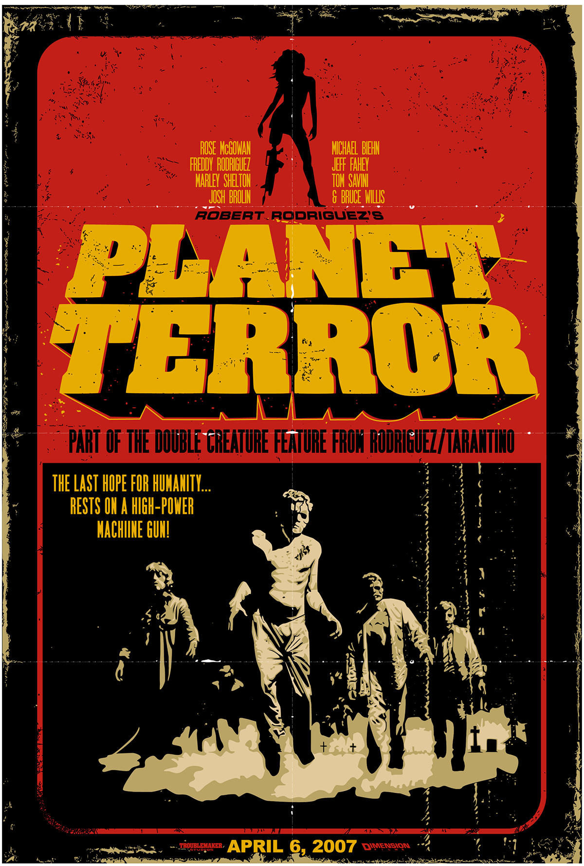 Full Sail GR1 GRDBS january2015 planet terror movie poster Robert Rodriguez...