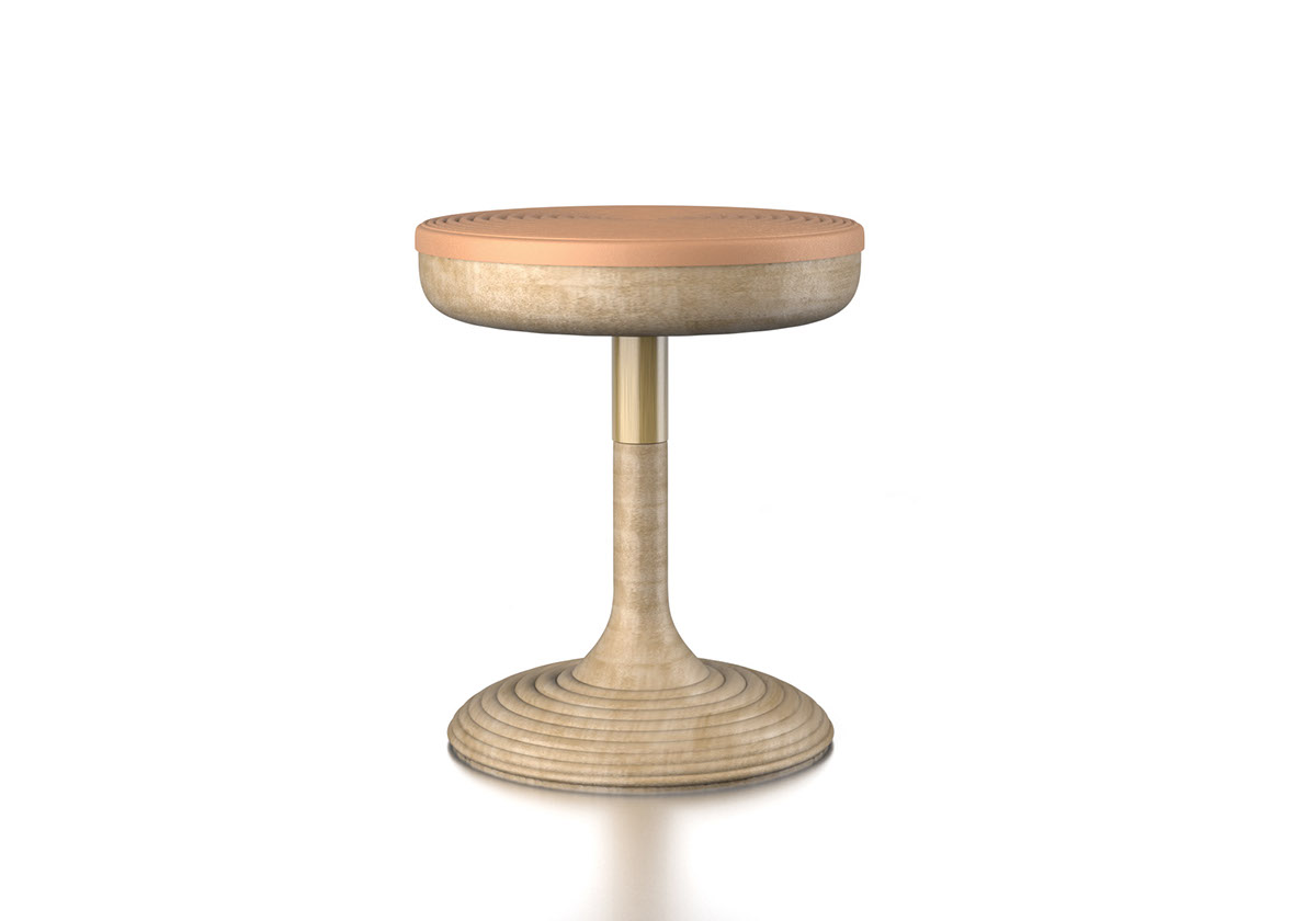 multicultural stool table side italian design portugal design thailand design Mexican Design plataform system Joint ceramic wood bamboo comus academy