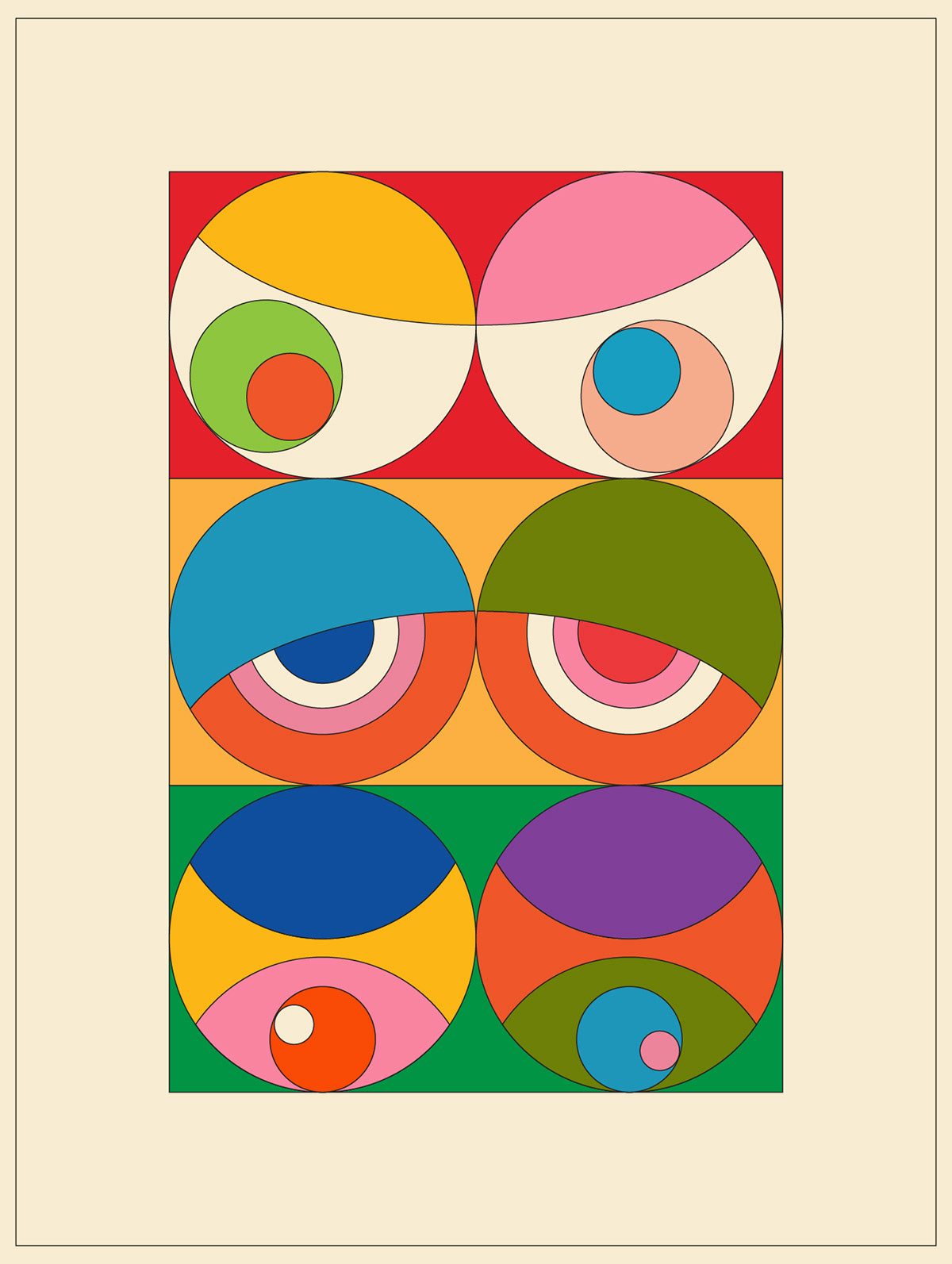 bauhaus color Minimalism minimalist poster print brand identity adobe illustrator visual identity logo