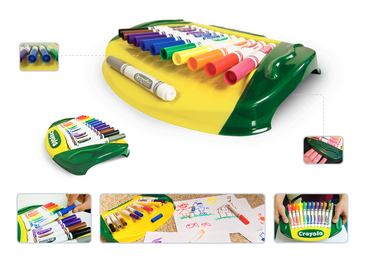Crayola concept Marker sketch child toy design Model Making Concepting