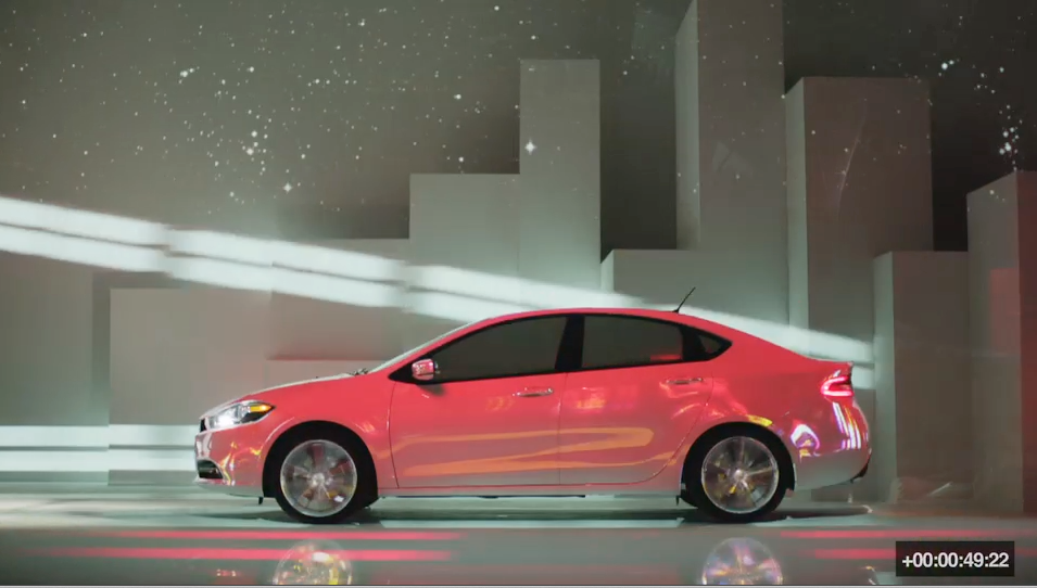 dodge 3D projection mapping