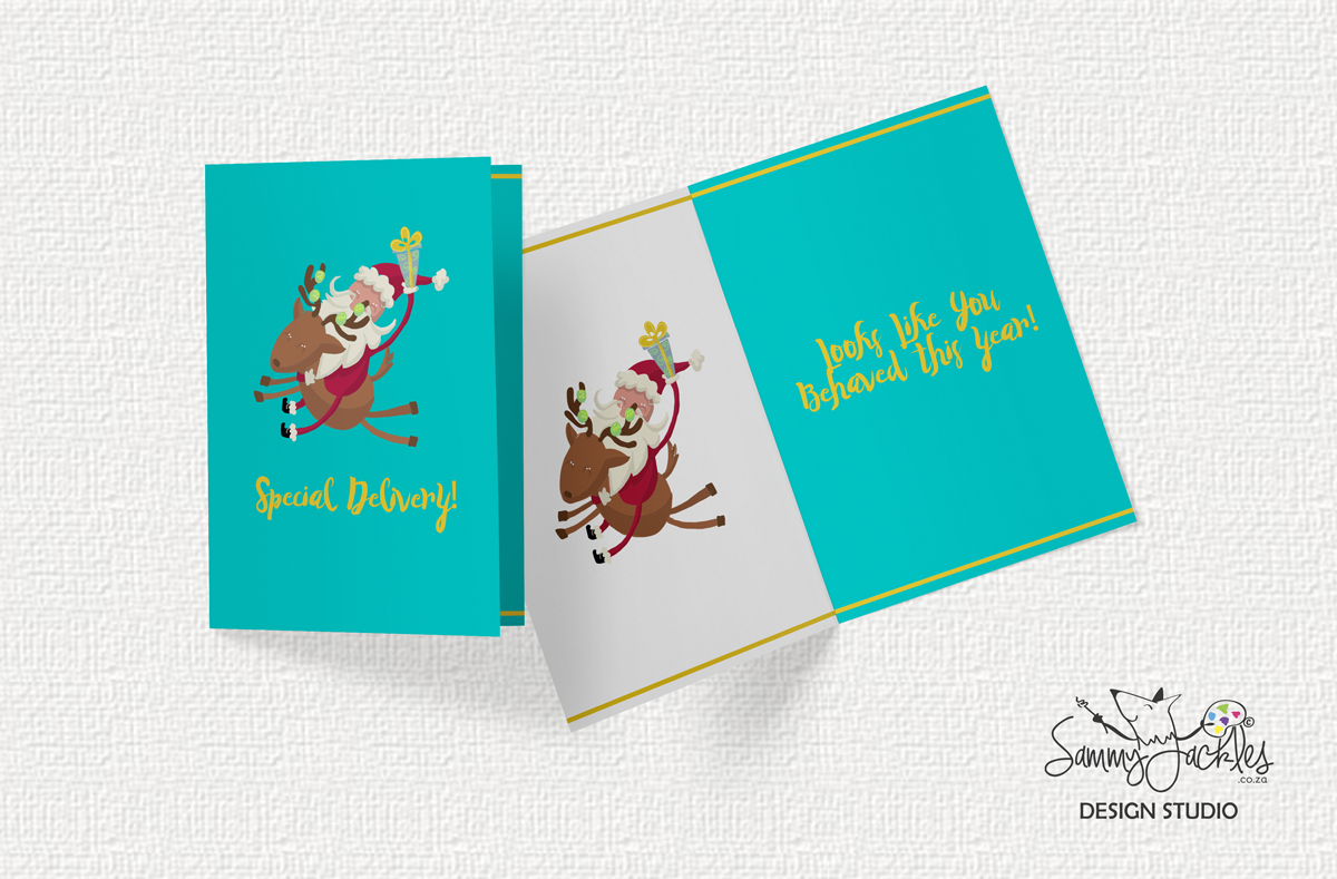 xmas Christmas christmas card card greeting card sammyjackles design designs