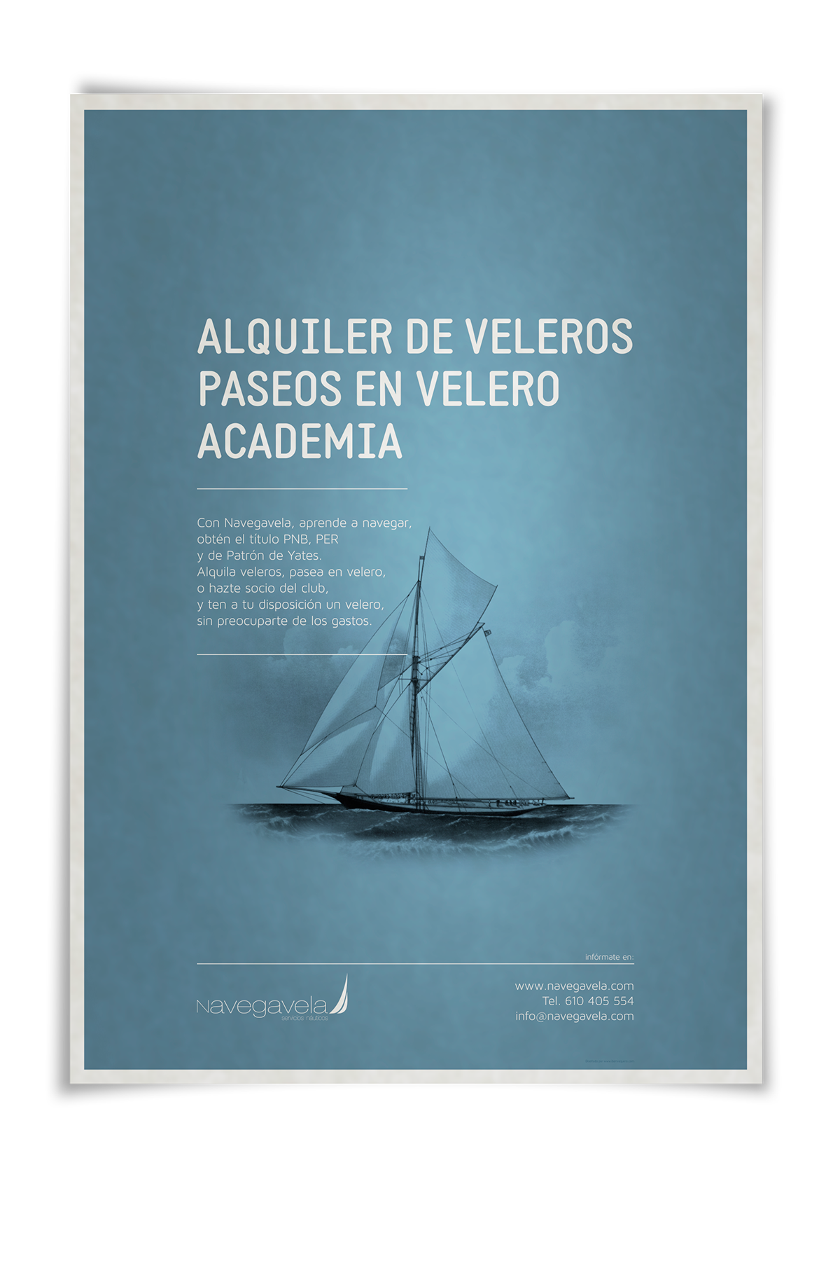 poster minimal sailing cartel Vela
