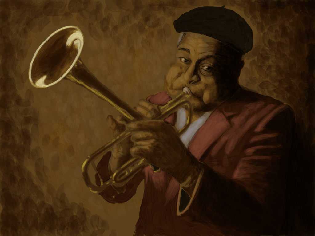AdobeSketch Dizzy Gillespie Jazz Appreciation