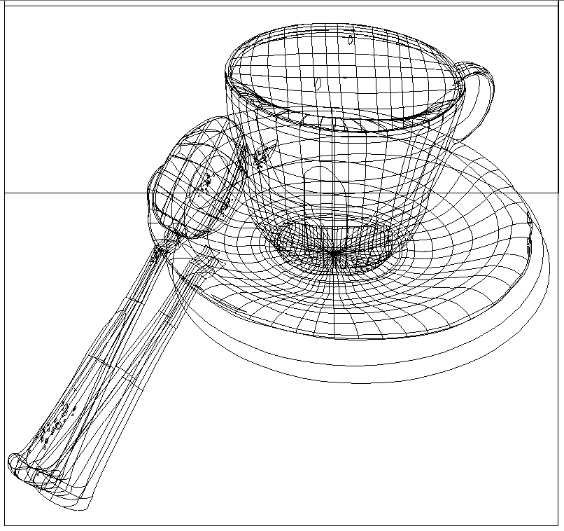 teacup vector mesh vector mesh