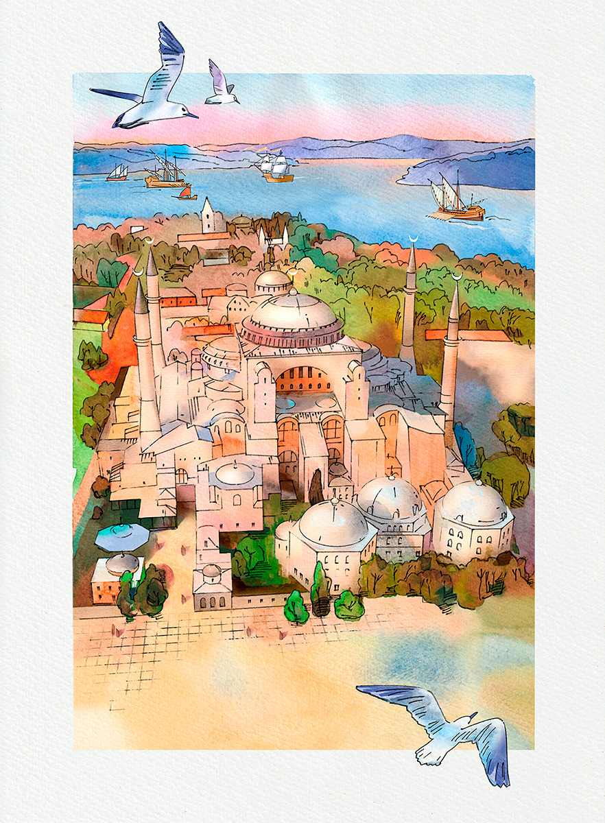Hagia Sophia
Illustration for the book